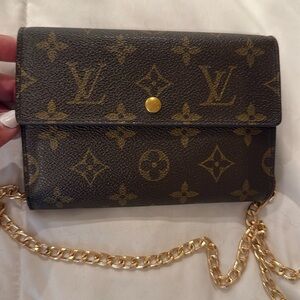 Louis Vuitton Monogram Chain Wallet